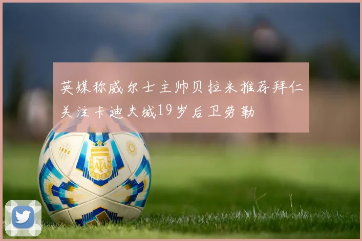英媒称威尔士主帅贝拉米推荐拜仁关注卡迪夫城19岁后卫劳勒