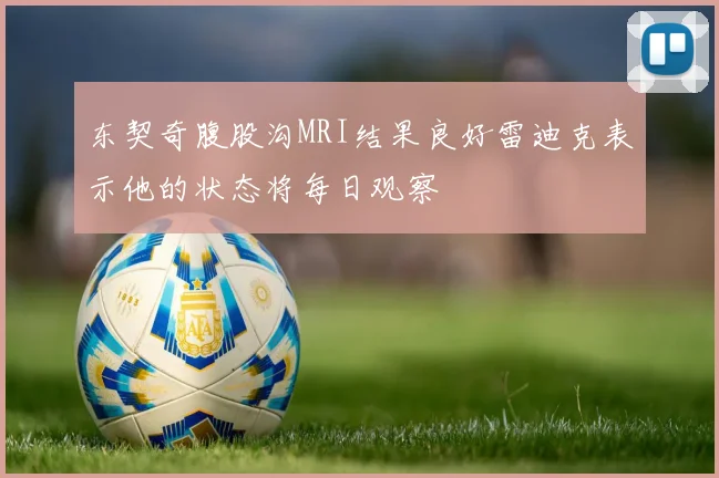 东契奇腹股沟MRI结果良好雷迪克表示他的状态将每日观察