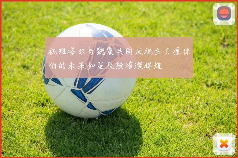 祝维塔尔与魏震共同庆祝生日愿你们的未来如星辰般璀璨辉煌